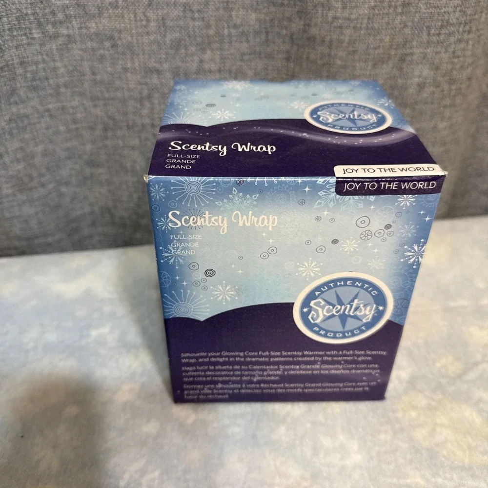 Scentsy JOY TO THE WORLD Warmer Wrap Full Size Christmas WRAP‎ ONLY NEW